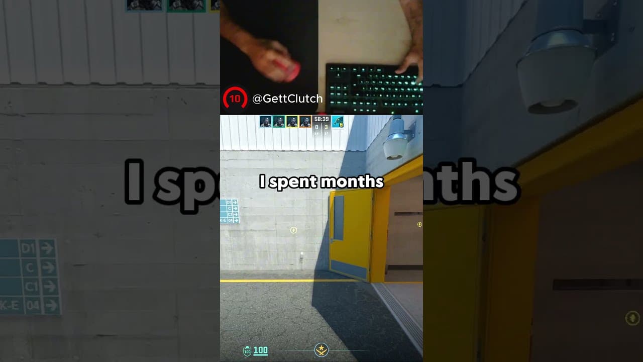 CS2 - Top 3 Pop Flashes on Nuke #cs2 #csgo #counterstrike #cs2clips #faceit