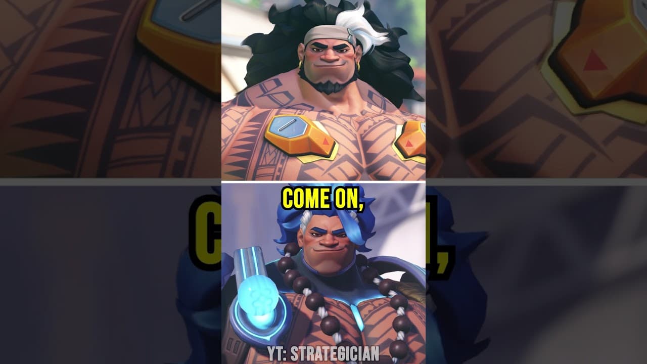 Mauga vs World Forger Mythic Skin Ultimate Voicelines Comparison - Overwatch