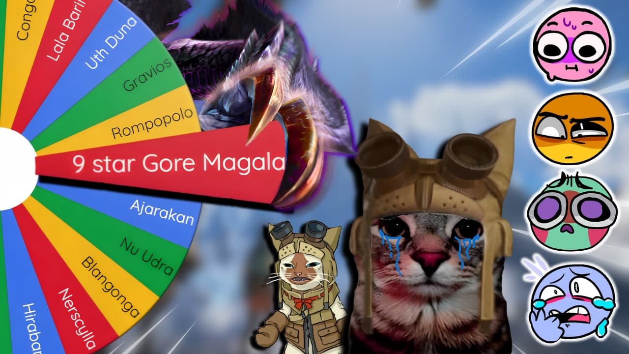 Monster Hunter Wilds 4 VS 4... But Everything Is Randomized