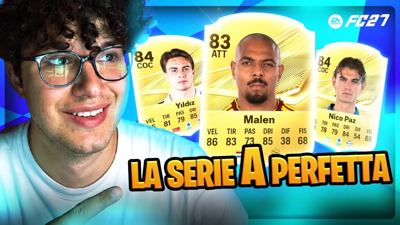 IL MIO PRIMO TEAM FC27 IN ANTEPRIMA MONDIALE: SERIE A SQUAD BUILDER! 🌍​ #SponsoredByEA
