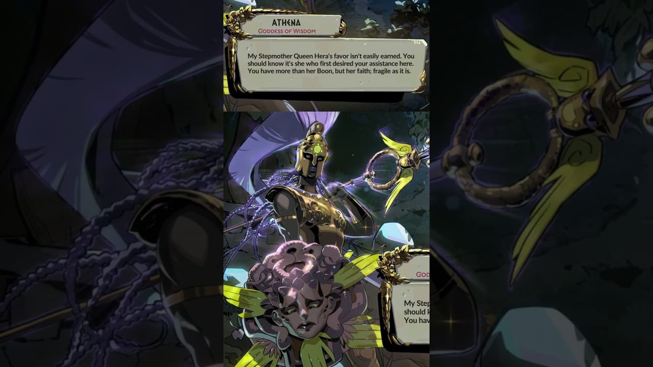 Athena Reacts to Hera Boon #hades2