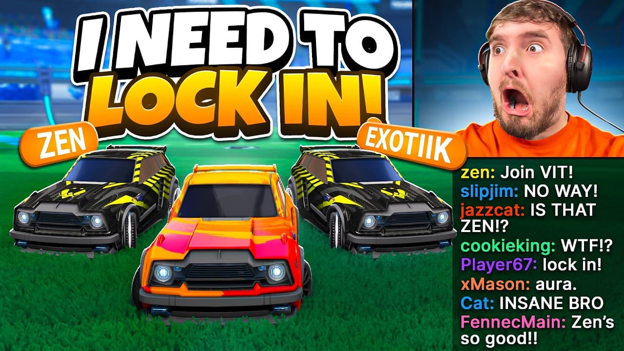 I signed Mizu up for a PRO Rocket League tryout (but didn't tell him)