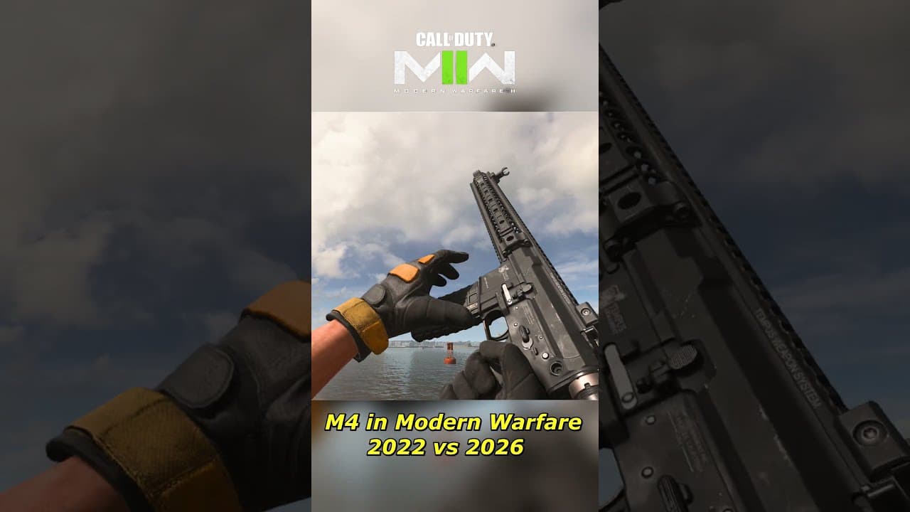 M4 in Modern Warfare 4 Beta vs Modern Warfare 2 #callofduty