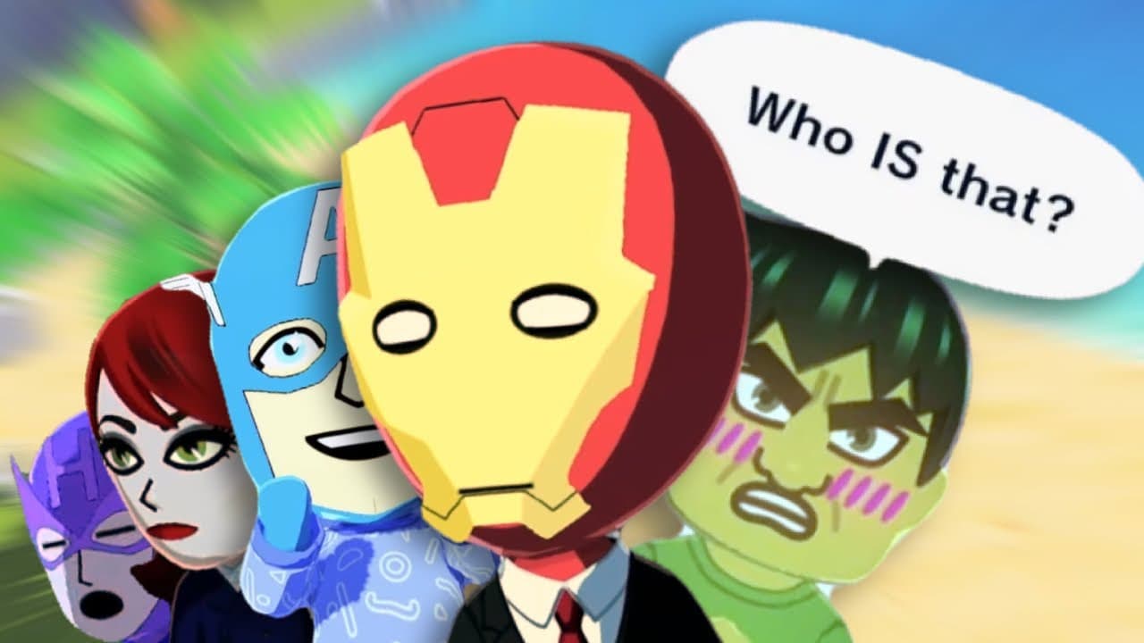 I put THE AVENGERS in Tomodachi Life on my MARVEL Island