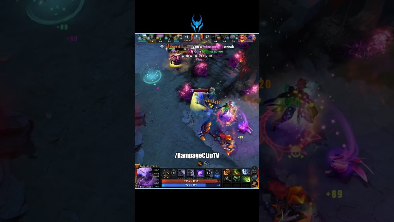Faceless void comeback 🤯🔥 #dota2
