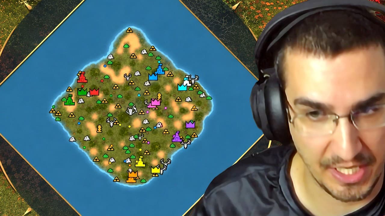 8 Golds FFA on AOE4’s Smallest Map