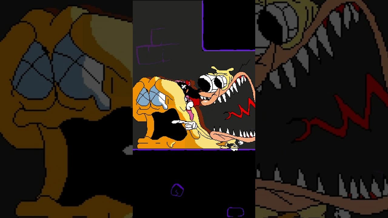 Dark Tunnel Chase, but NOIZINA BOSS! [Pizza Tower Mods Shorts] #PizzaTowerShorts