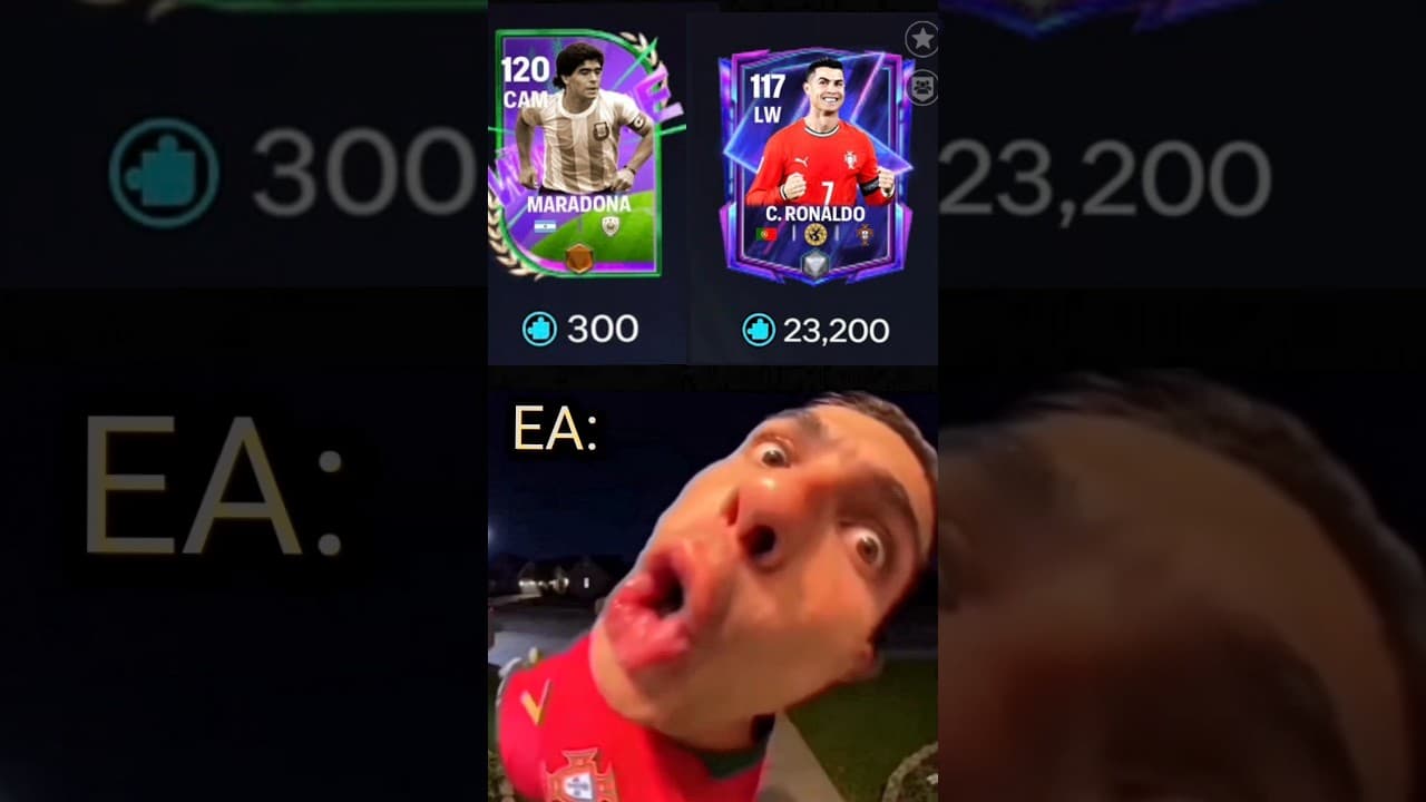 Pov: Maradona 🇦🇷 vs C.Ronaldo 🇵🇹 #fifamobile #eafc #fc27 #soccer #fifa #ronaldo #maradona #shorts