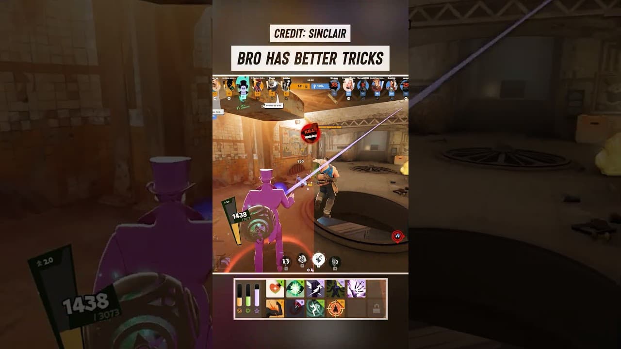 Bro has better tricks 😏🎩 #deadlock #deadlockclips