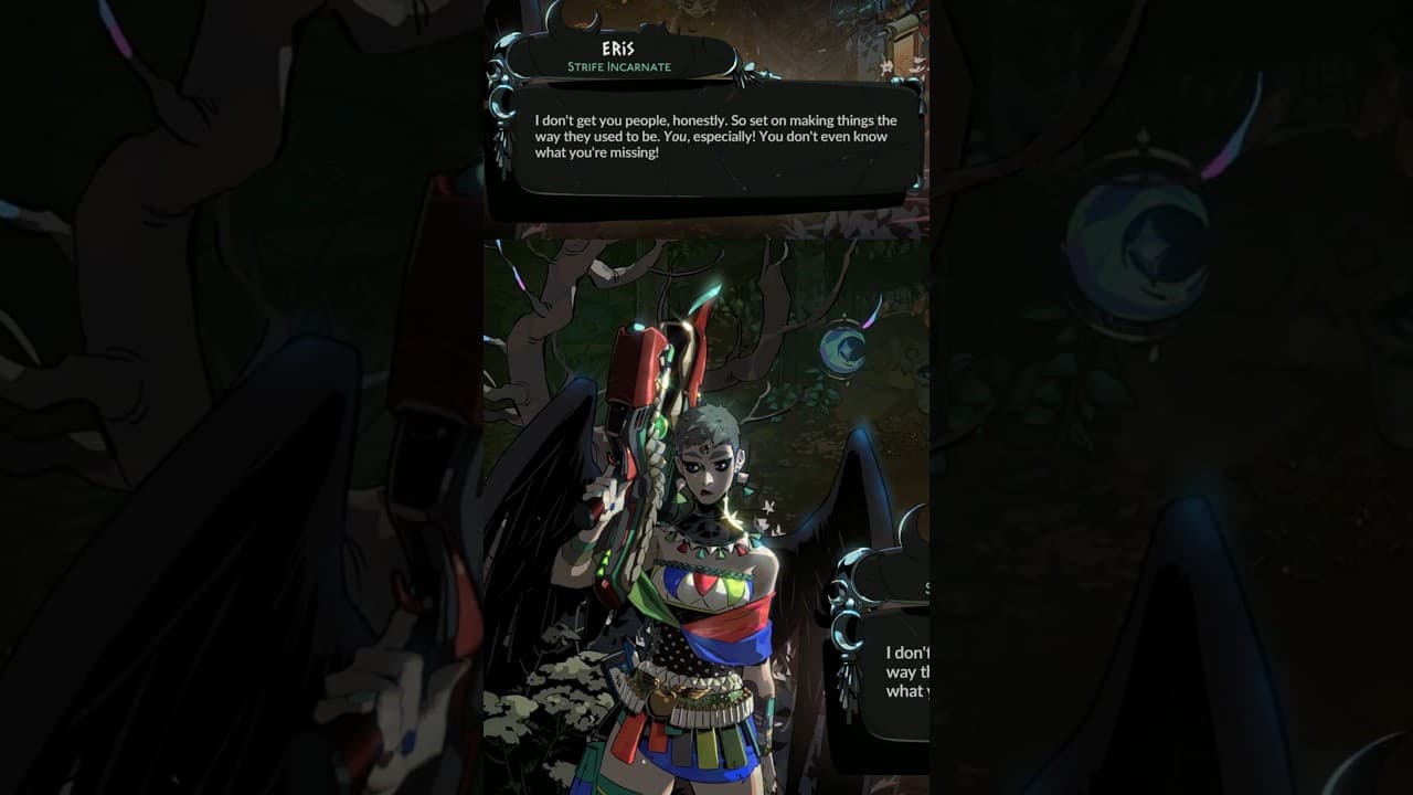 Eris Says There Isn't a Point to Anything #hades2