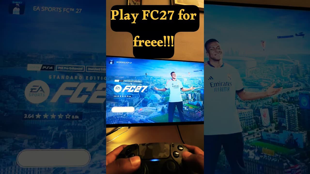 DON’T Buy FC27 Yet! Play It FREE First 😳🎮 #fc27