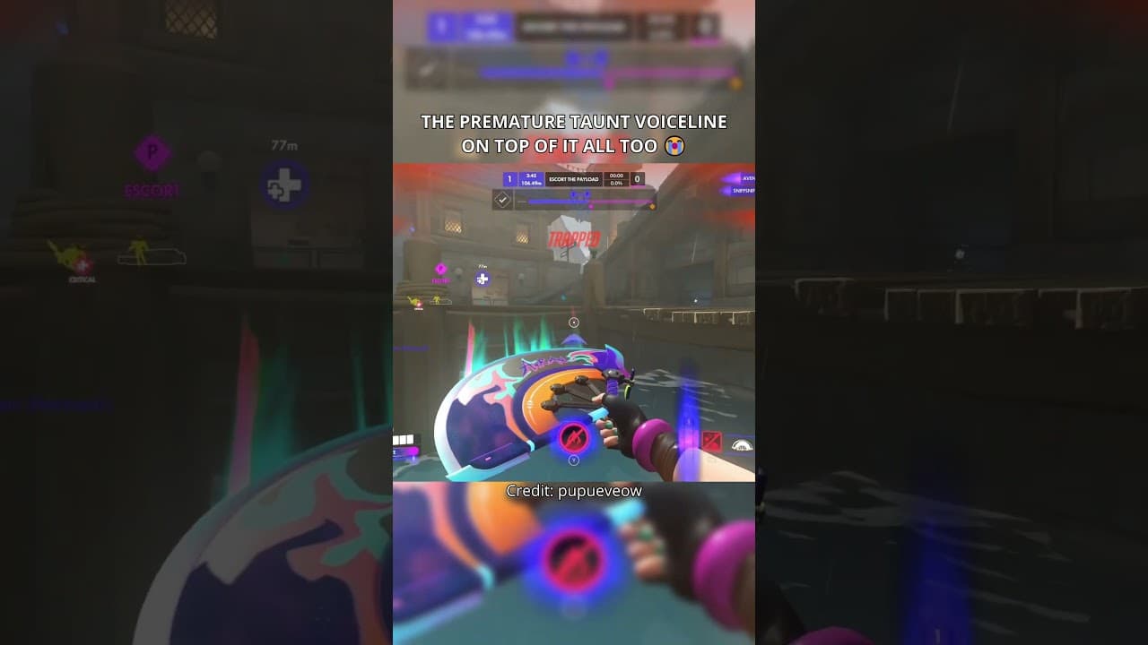 it’s always awkward 😭 #overwatch2 #gaming #overwatchclips #overwatch #ow2