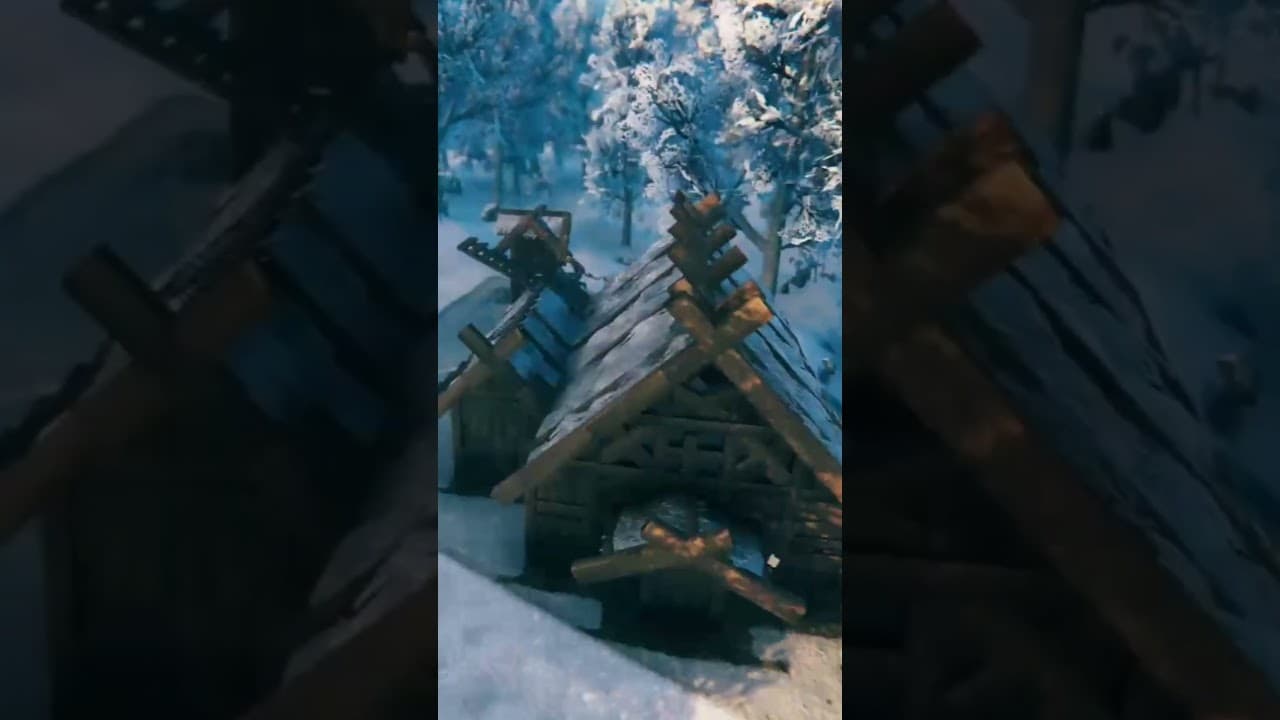 🏡 Valheim: Storage 🔥#Valheim #ValheimBuild #CozyHouse #Gaming #Survival #BaseBuilding #Shorts