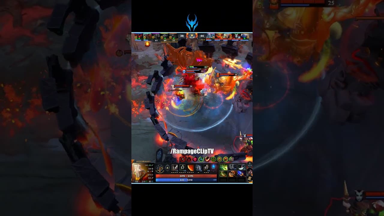 Juggernaut insane Omnislashes 🤯⚔️ #dota2