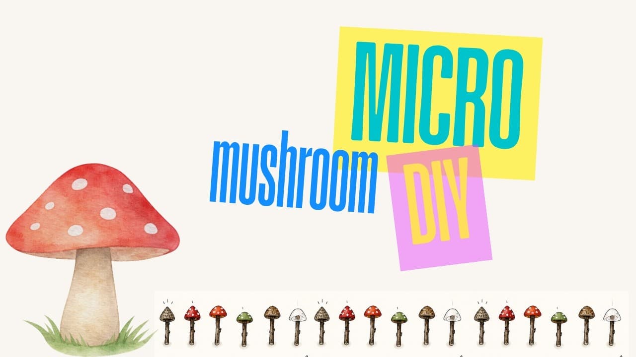Miniature Mushrooms