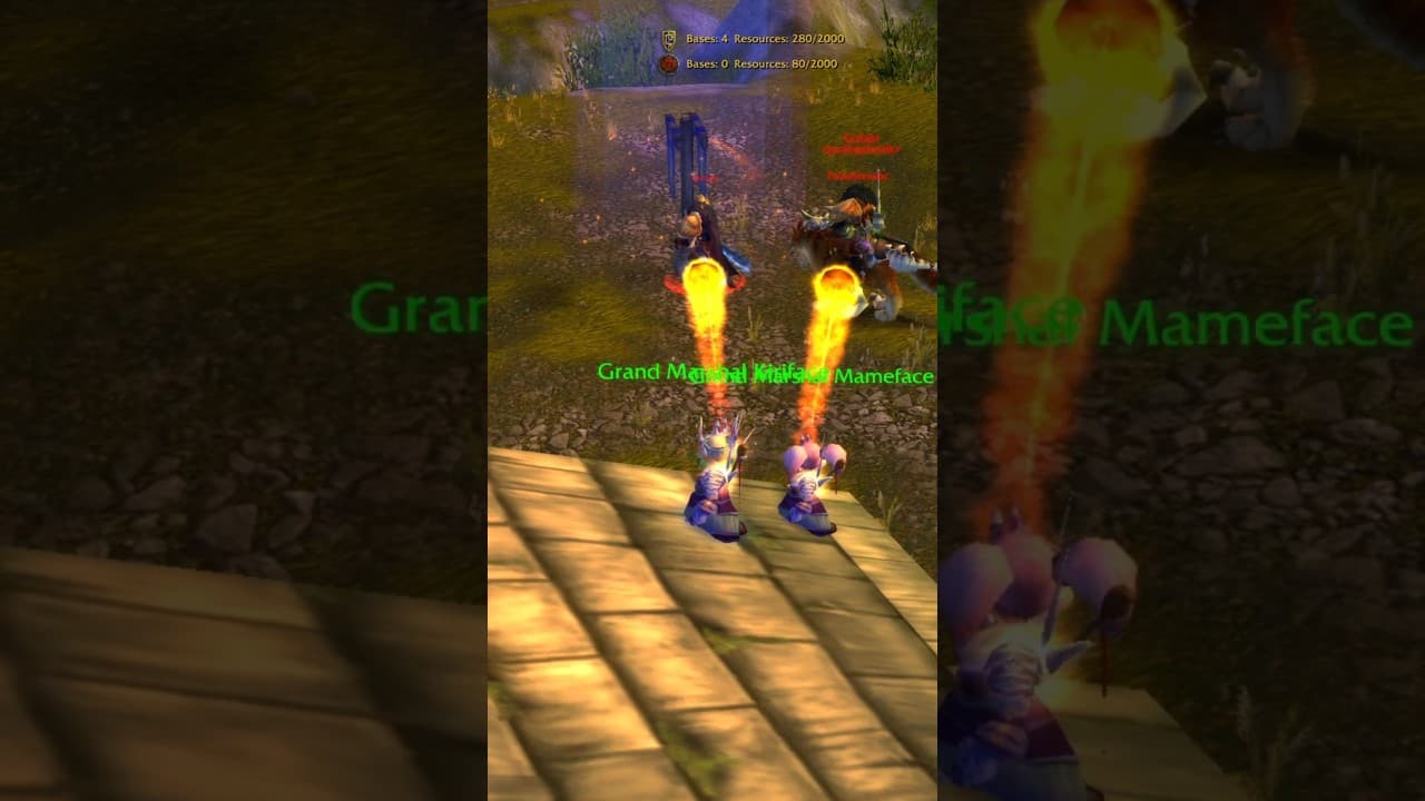 Don't Touch the Flag 🚫🏳️ #worldofwarcraft #warcraft #pvpwowwotlk #wow #wowpvp #memes #gaming #shorts