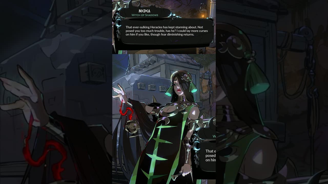Medea Offers to Curse Heracles More #hades2