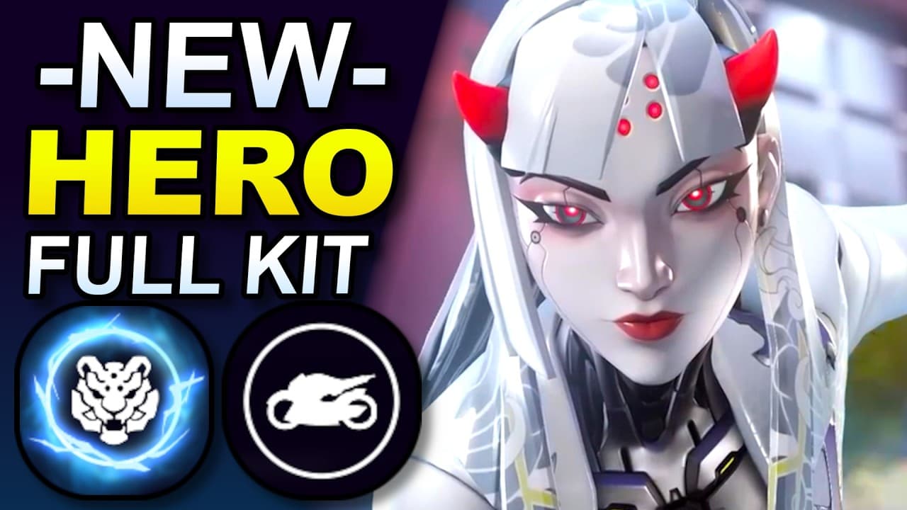 New Hero Shion - All Abilities Breakdown! - Overwatch Season 3 Hero Gameplay