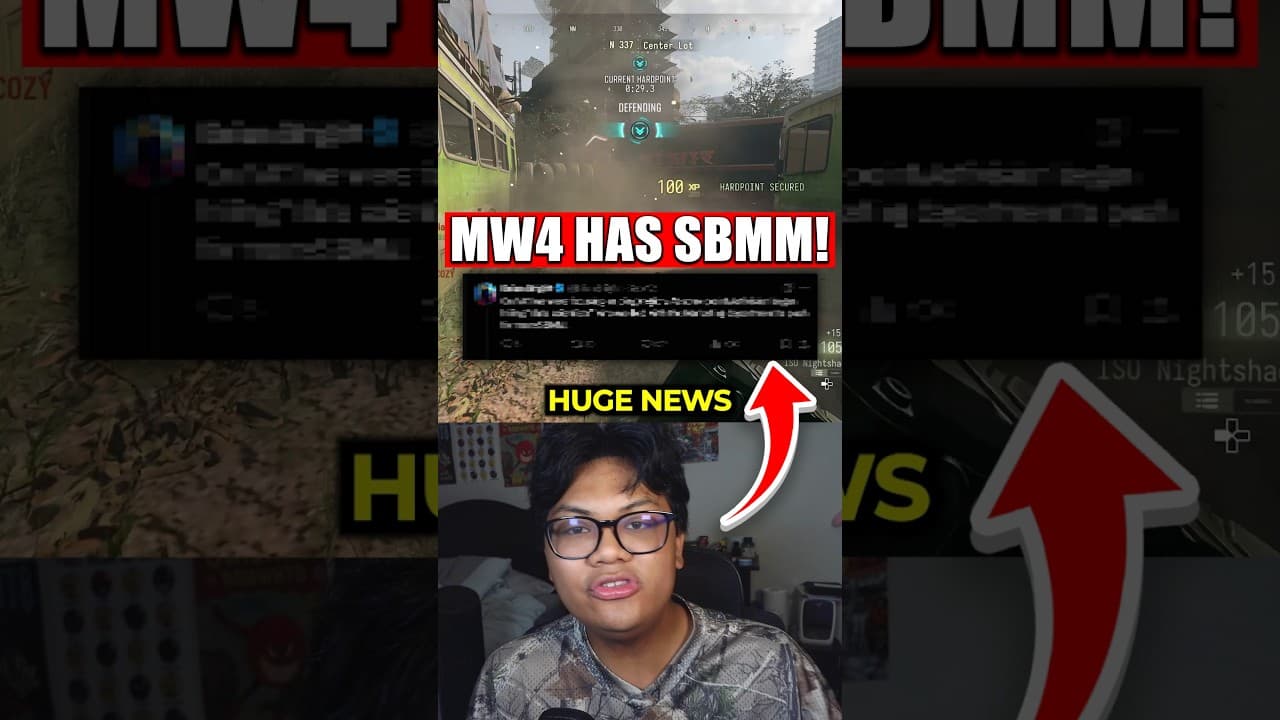 when call of duty added sbmm into the game... #mw4 #callofduty #gaming