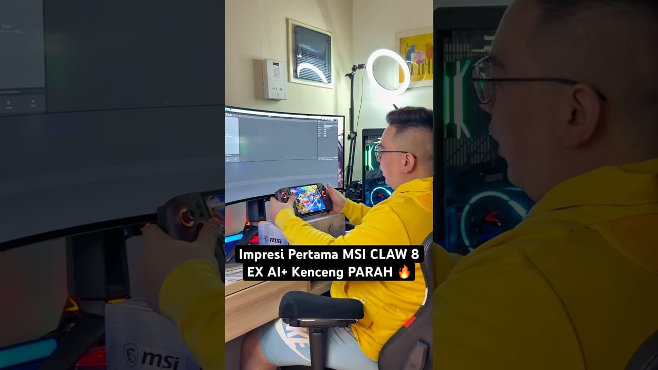 Impresi Pertama MSI CLAW 8 EX AI+ Kenceng PARAH 🔥