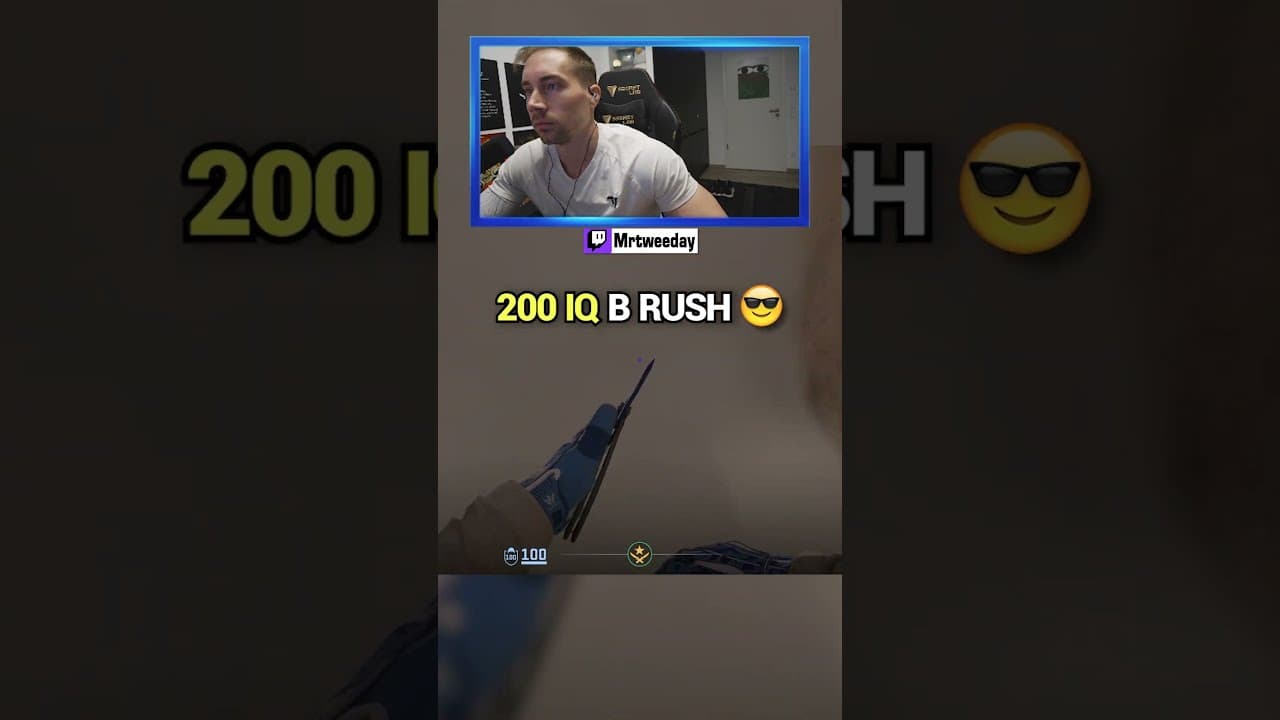 This 200 IQ B RUSH made us WIN...😂 #cs2 #counterstrike2 #csgo