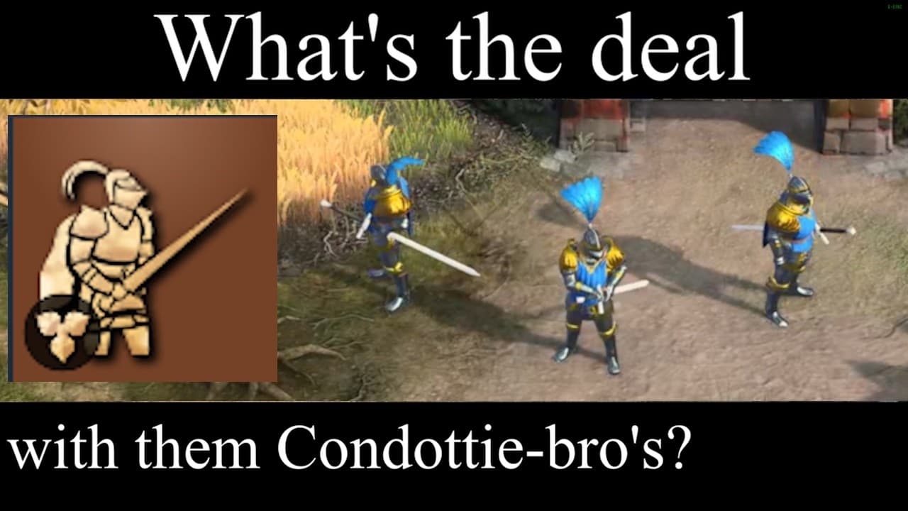 Weird and underrated. Condottiero's tested vs. (almost) all other Units | Age of Empires IV