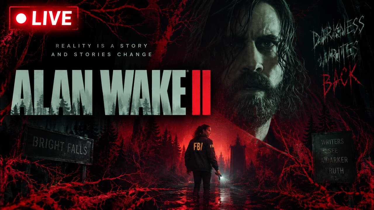 ALAN WAKE 2 | LIVE STREAM 🔴අද අඳුර ඇතුළට යනවා... ආපහු එන්න පුළුවන්ද බලමු! 😱