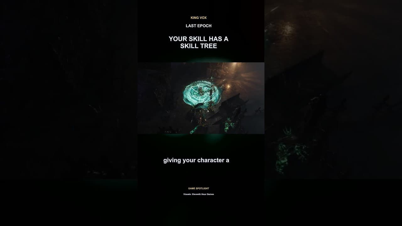 Last Epoch gives your SKILLS their own skill trees