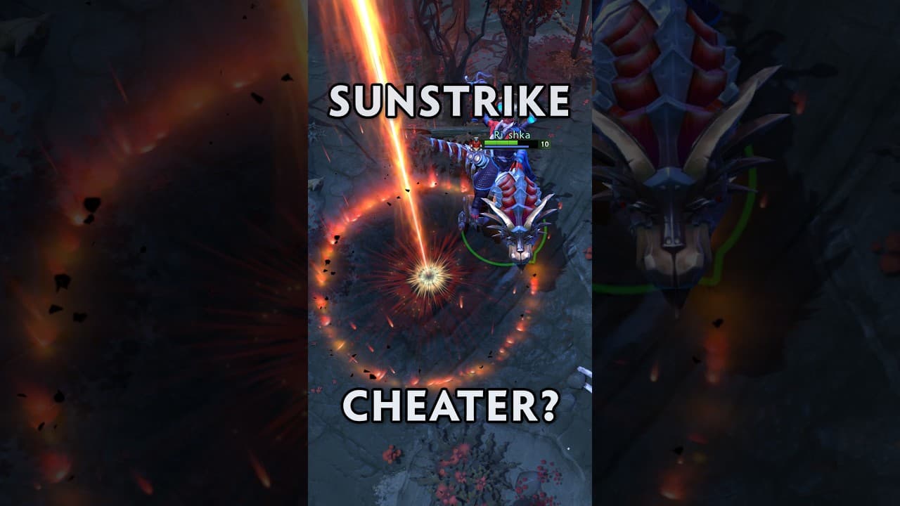 Sunstrike cheater Dota 2 #Dota2