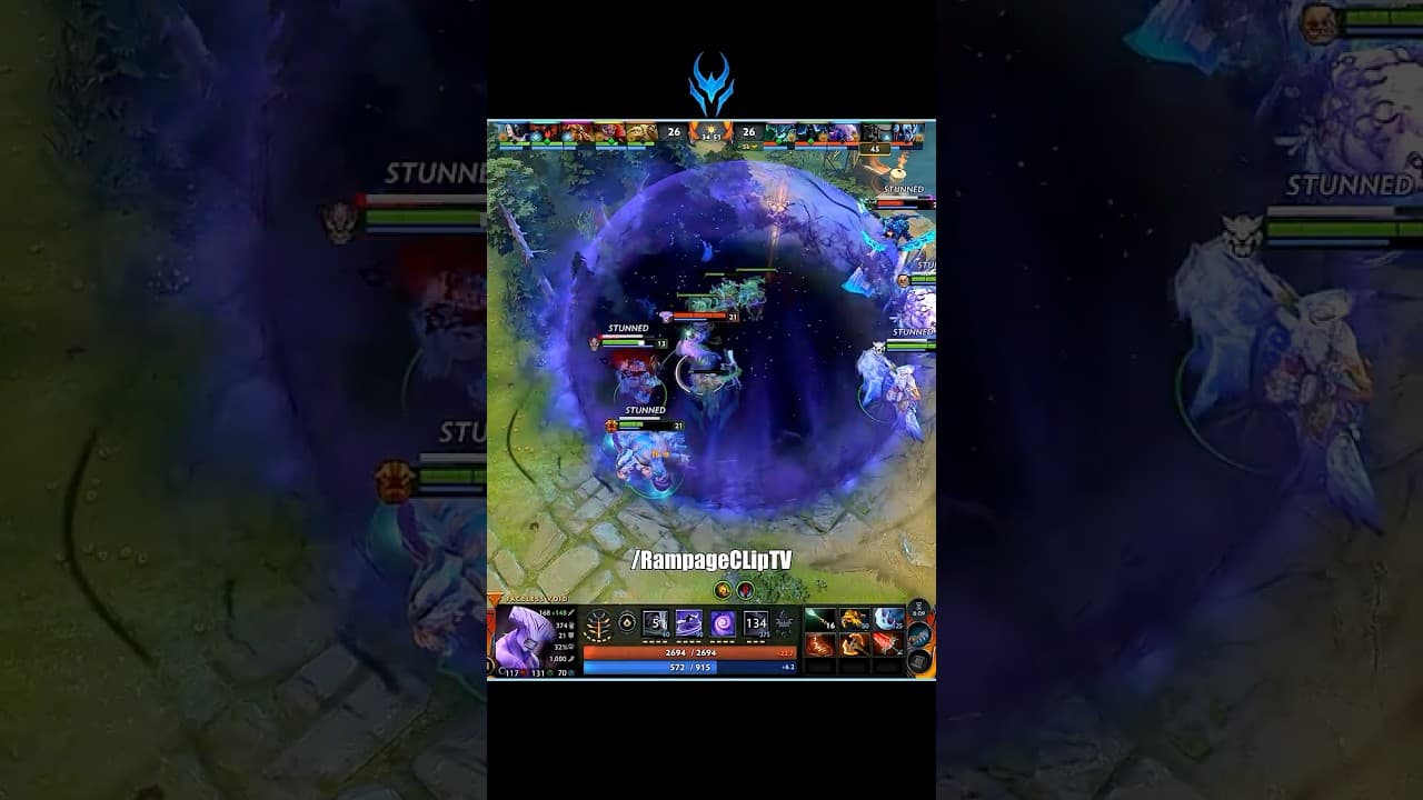 Faceless void went Crazy 😱🔥 #dota2