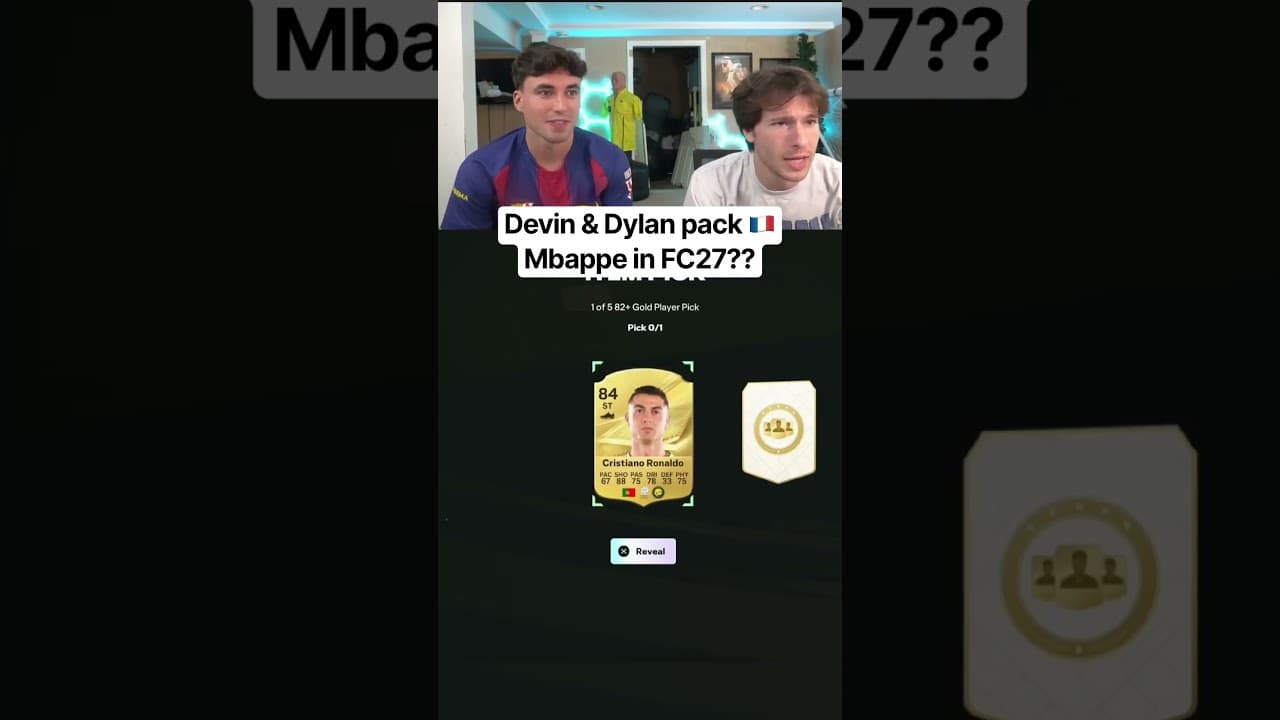 Devin & Dylan pack 🇫🇷Mbappe in FC27??😱