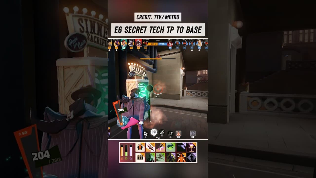 E6 secret tech fast TP to base 🤯 #deadlock #deadlockclips