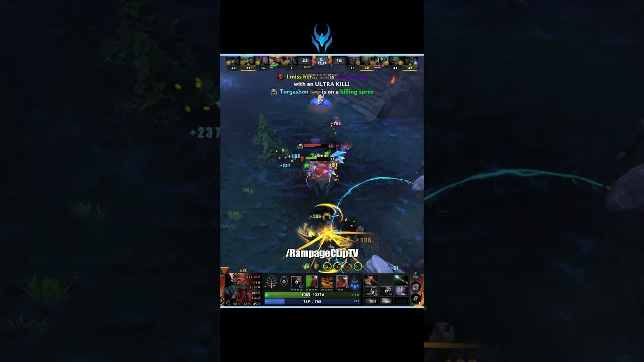 Axe five man CALL 💀⚡ #dota2