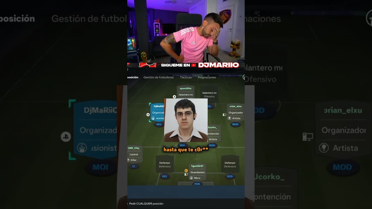 EL MOMENTO INCÓMODO CON AURONPLAY 😂 #djmariio #fc27 #auronplay