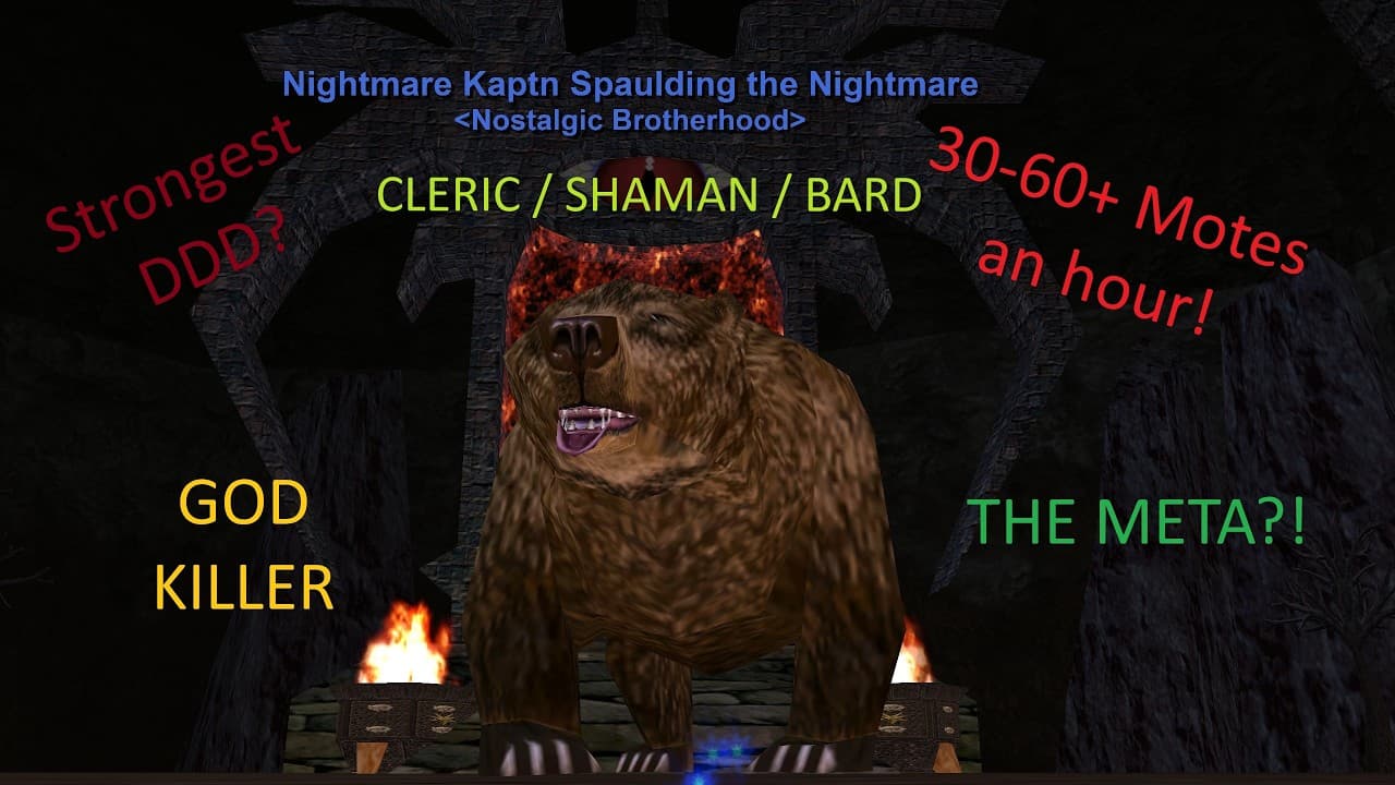 Everquest Legends Best Build?! DDD, Mote Farming, Slaying in Style.