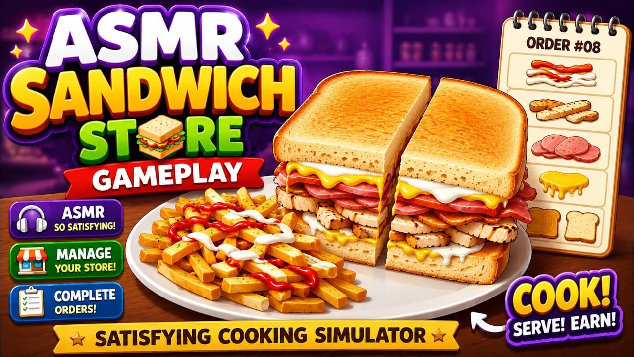 ASMR Sandwich Store Gameplay 🥪 | Satisfying Cooking Simulator
