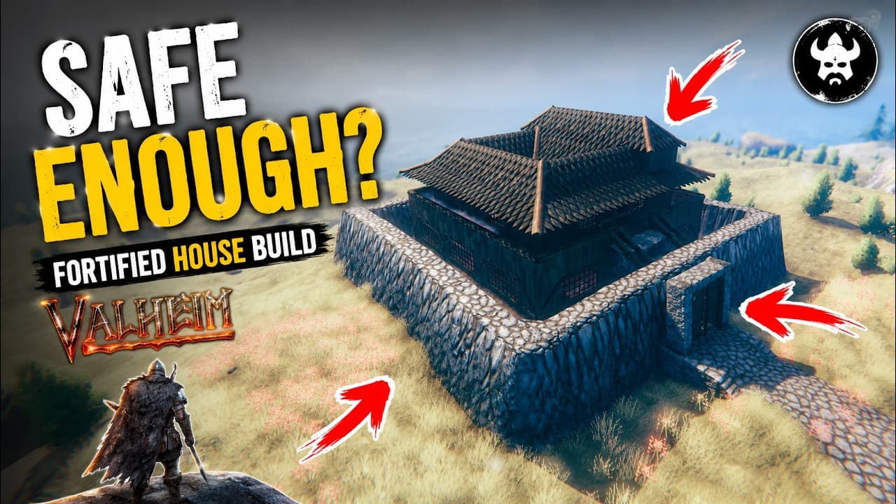 Do You Think This Base Is Safe Enough? | Fortified House Build | VALHEIM
