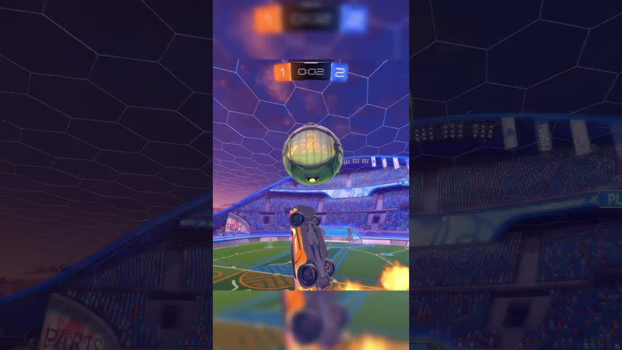 Most clutch shot ever? #rocketleague #rocketleagueclips #rocketleaguegoals
