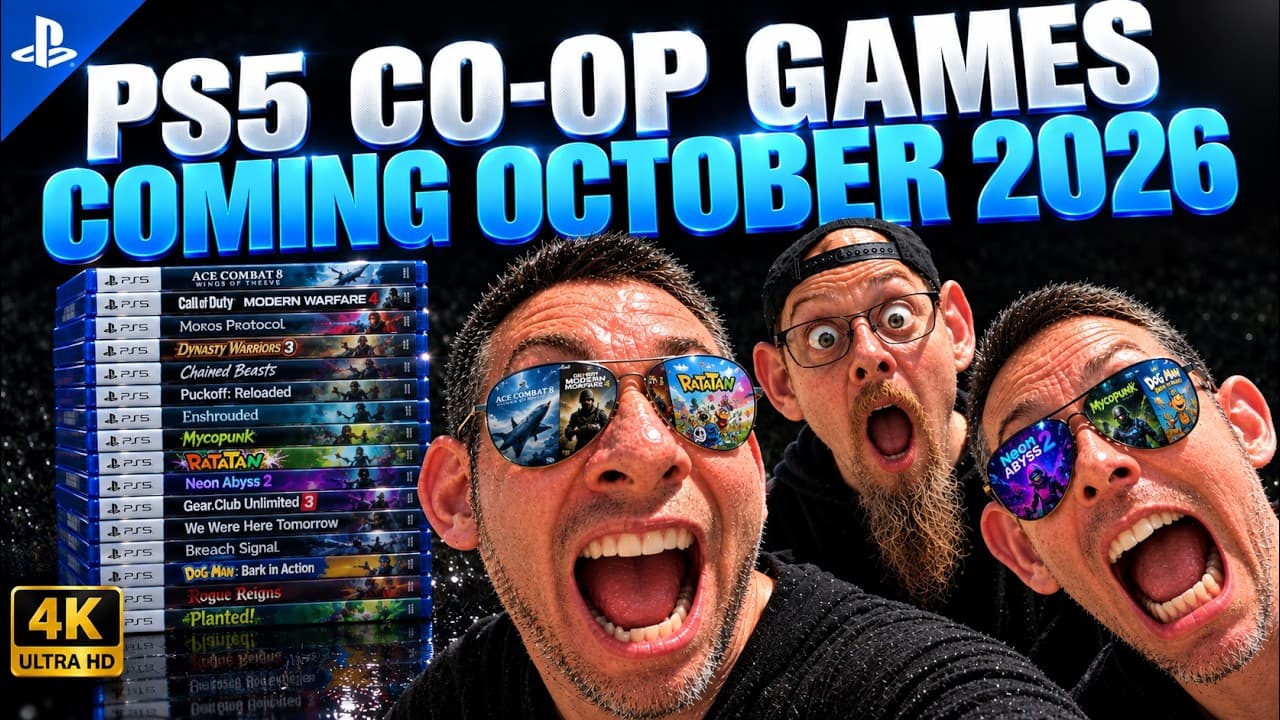 NEW PS5 Co-Op Games Coming in October 2026 | Friends but Nothing to Play? 😈