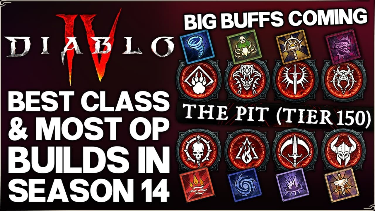 Diablo 4 - New Best Most OP Class & Build in Game is a Problem - Season 14 Builds & Classes Guide!