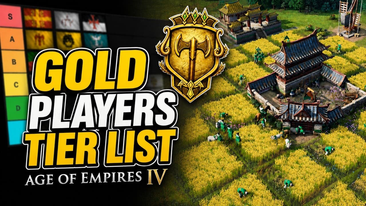 Gold players TIER LIST - Age of Empires IV 2026 July
