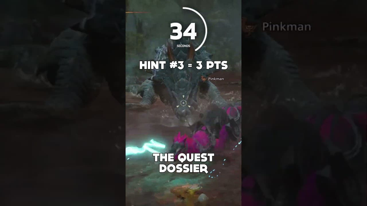 Guess the Monster in 60 Seconds 6 #monsterhunter #quiz #guessthemonster #gaming