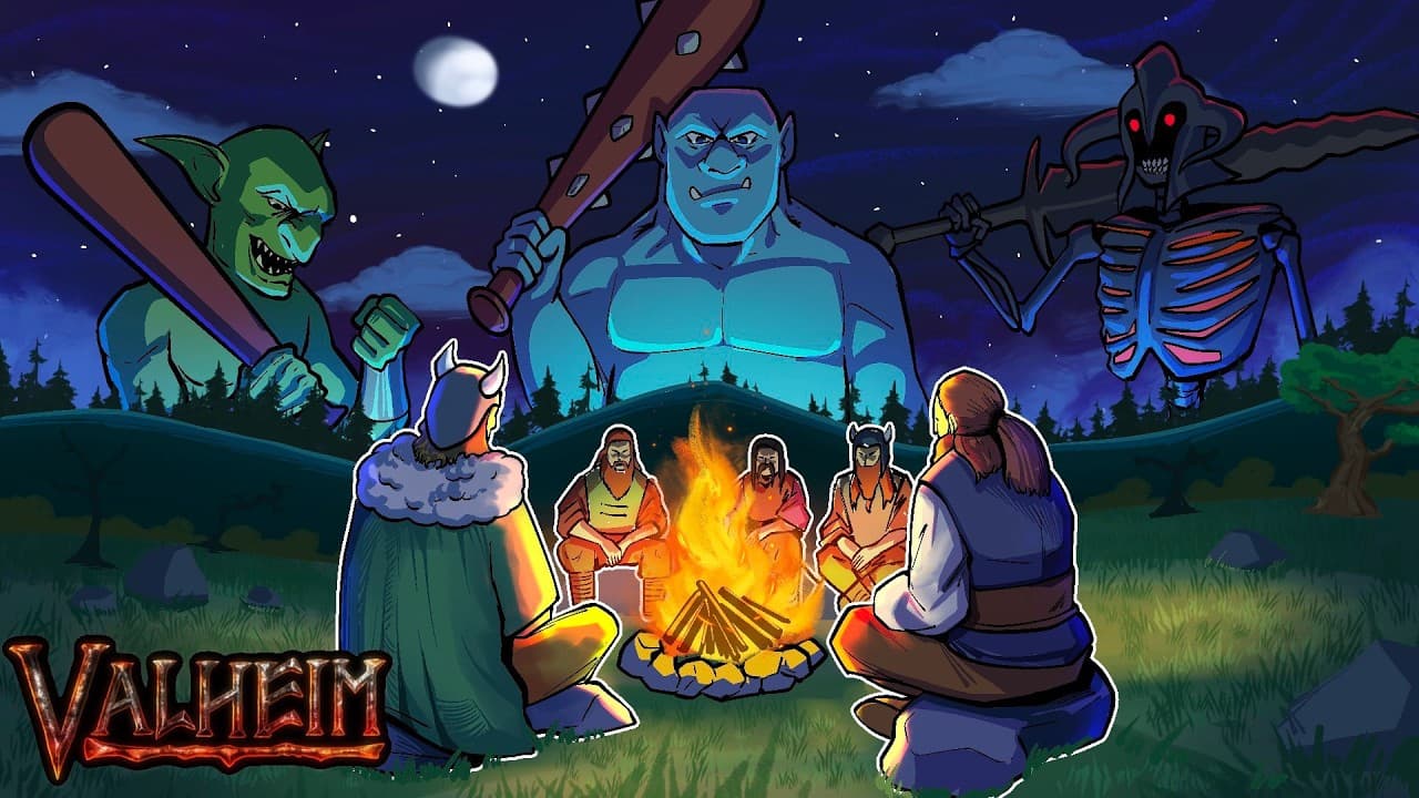 Can 5 Noobs Beat the Hardest Viking Survival Game?! Valheim Movie