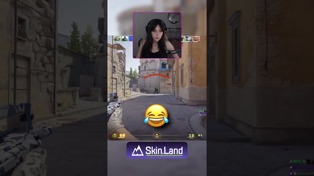 FULL TROLLING A POPULAR FEMALE STREAMER...😂 #cs2 #counterstrike2 #csgo