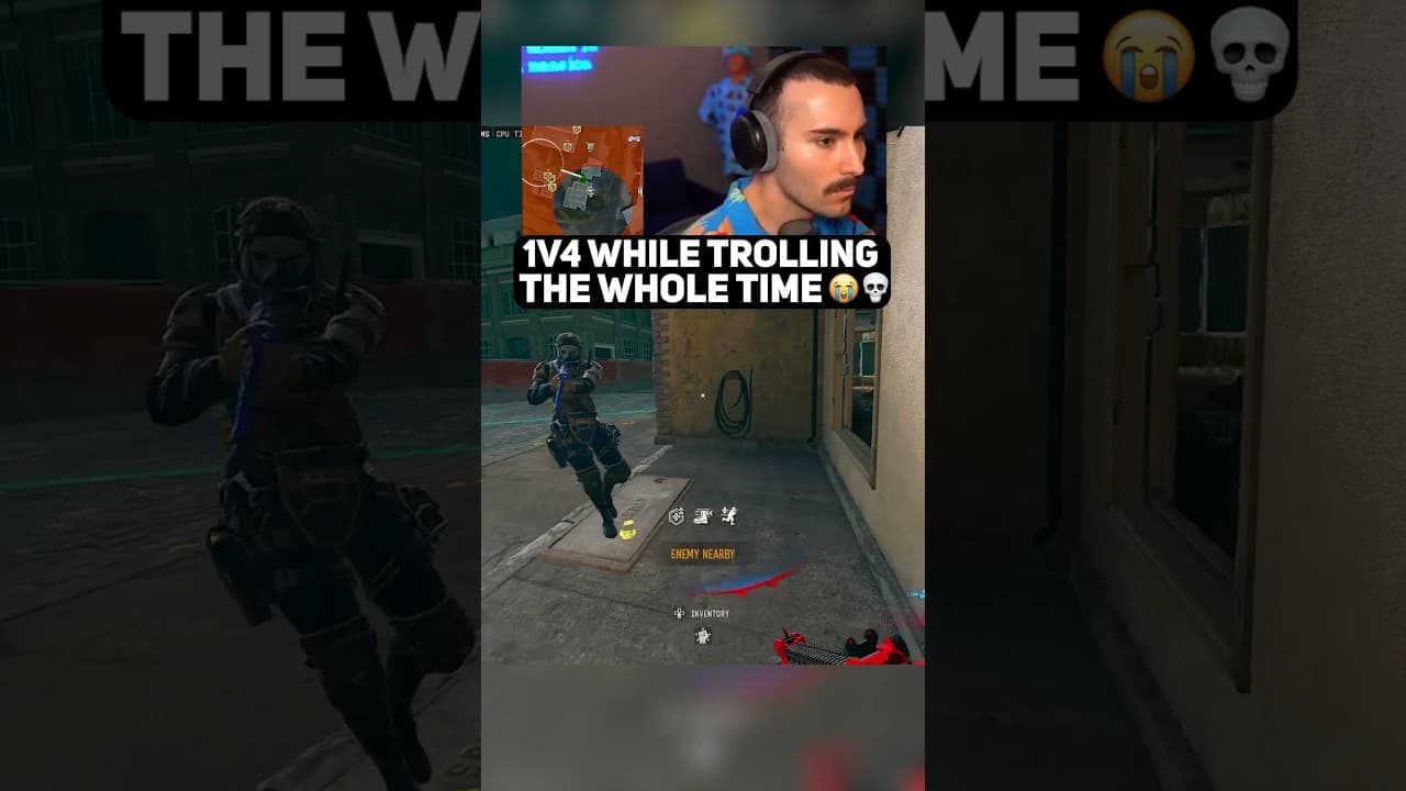 1v4 WHILE TROLLING THE WHOLE TIME 😭💀