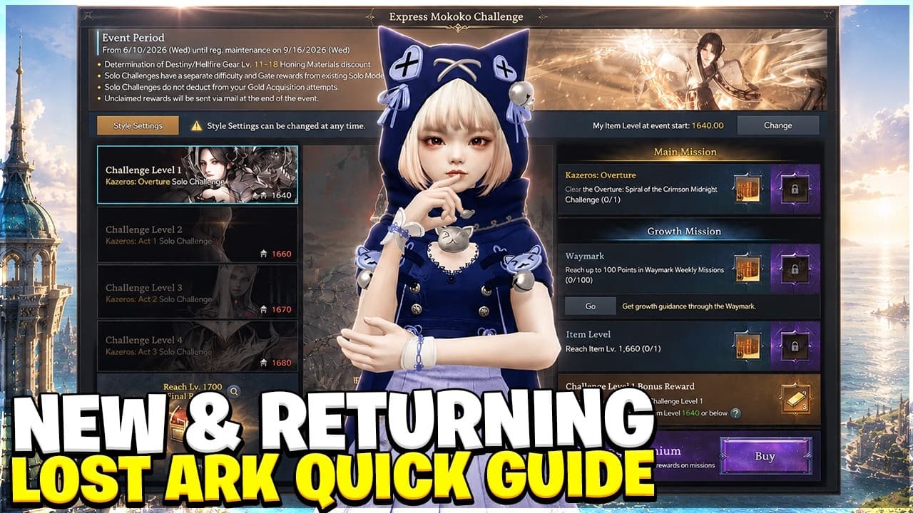 Lost Ark New & Returning Player STARTER Guide 2026