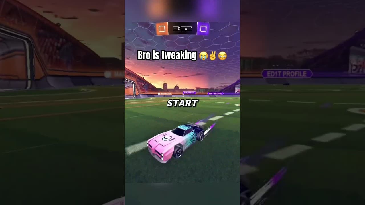 Bro Is Tweaking🫩✌️ #rocketleague #peanutrl #rl #rocketleagueclips #gaming