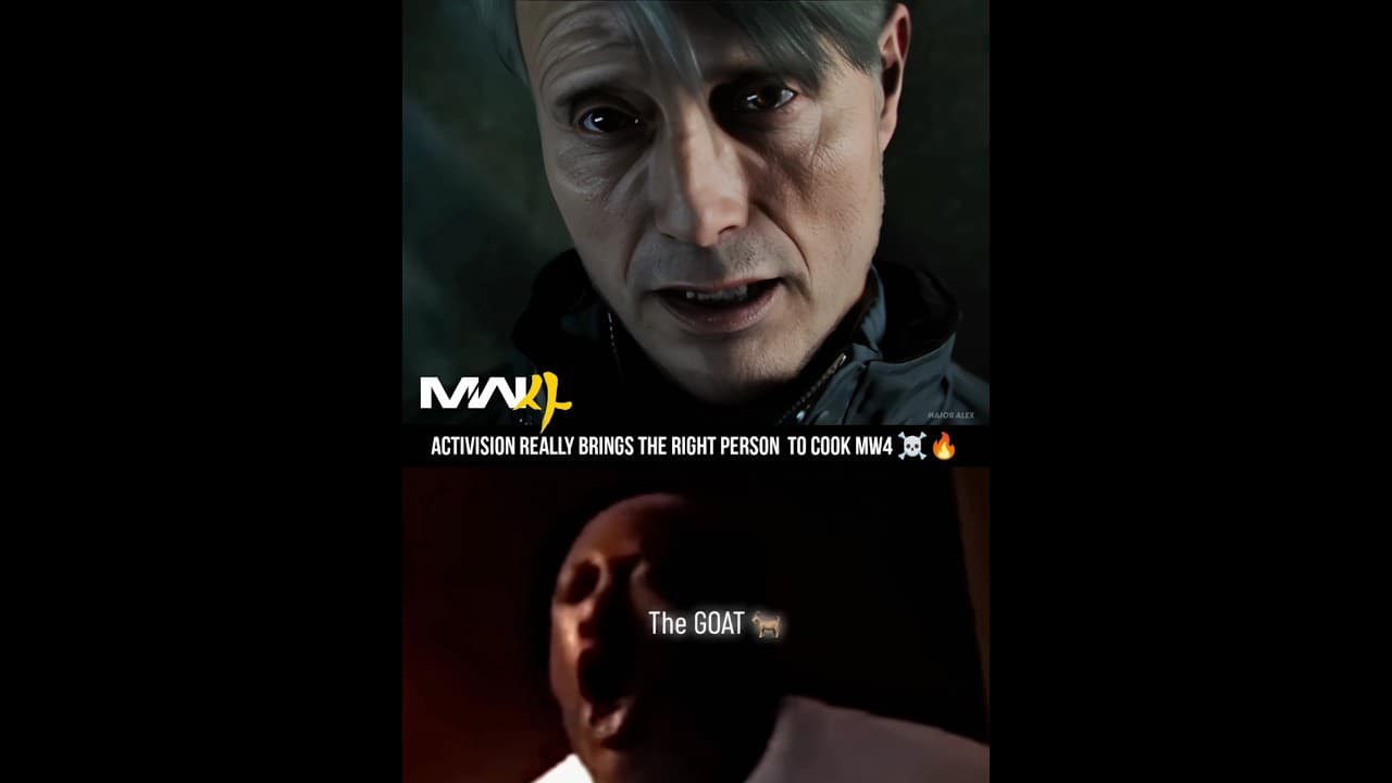 "Activision really brought The Right Person To Cook MW4" - Mads Mikkelsen in Modern Warfare 4#shorts