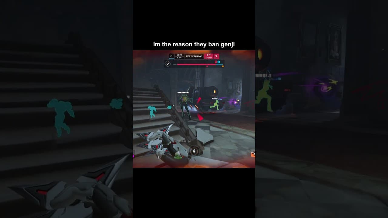 fastest top 500 console genji #overwatch2 #gaming #overwatchclips #overwatch #ow2