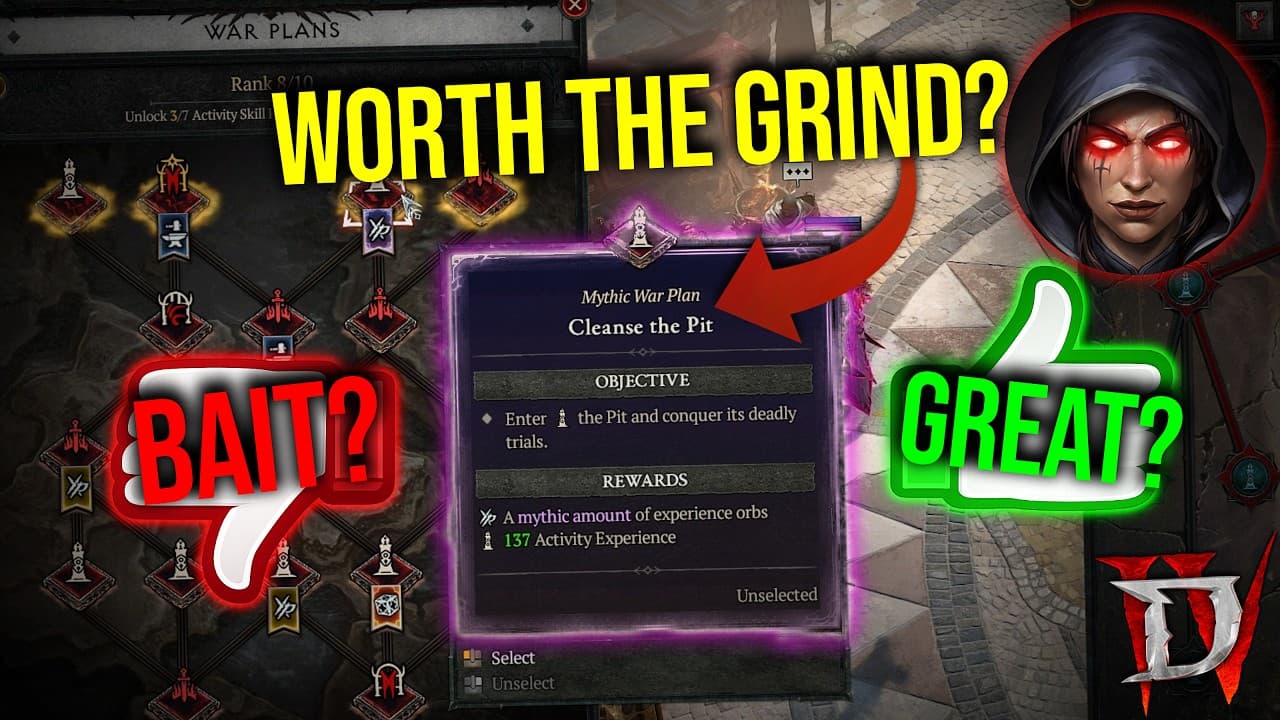 Diablo 4 - BAIT or GREAT? Mythic War Plan Rewards